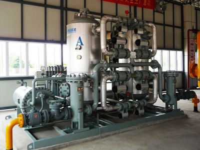 CNG filling station (mother station) dehydration device